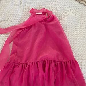 DeeDee Hot Pink Halter Dress
